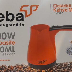 قهوه جوش برقی Teba رنگ قرمز(ساخت ترکیه)